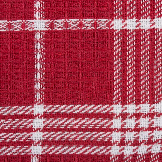 J&M Red Waffle Weave Dishcloth, 12ct.